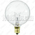 60 Watt - 2.1 in. Dia. - G16 Globe Incandescent Light Bulb Thumbnail