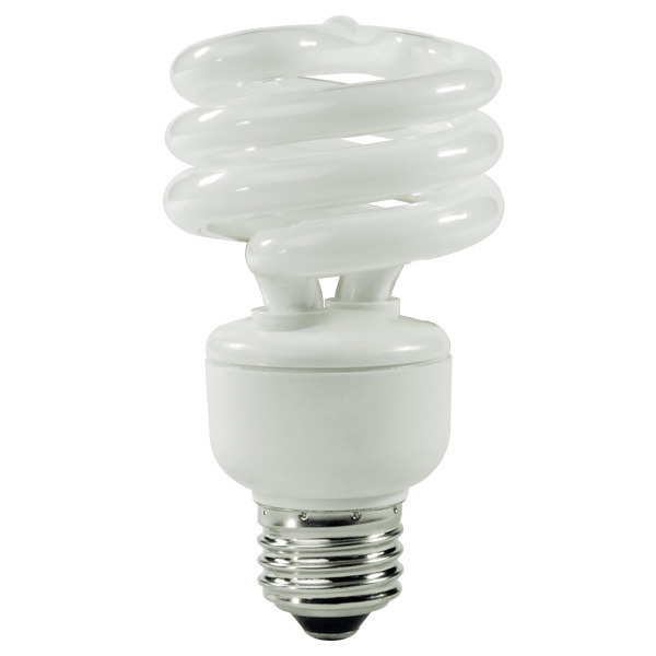 Spiral CFL - 14 Watt - 60W Equal - 4100K Cool White Image