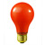25 Watt - A19 Light Bulb - Opaque Orange Thumbnail