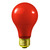 25 Watt - A19 Light Bulb - Opaque Red Thumbnail