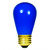 11 Watt - S14 Light Bulb - Opaque Blue Thumbnail