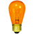 11 Watt - S14 Light Bulb - Transparent Amber Thumbnail