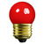 7.5 Watt - S11 Light Bulb - Opaque Red Thumbnail