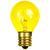 10 Watt - S11 Light Bulb - Transparent Yellow Thumbnail