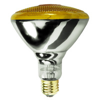 100 Watt - BR38 Light Bulb - Yellow - Medium Base - 120 Volt - Satco S4426