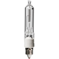 250 Watt - T4 - Mini Candelabra Base - Halogen - Clear - 2,000 Life Hours - 4,500 Lumens - 120 Volt