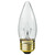 40 Watt - Clear - Straight Tip - Incandescent Chandelier Bulb - 3.9 in. x 1.4 in. Thumbnail