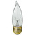 25 Watt - Clear - Bent Tip - Incandescent Chandelier Bulb - 4.25 in. x 1.25 in. Thumbnail