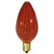 25 Watt - Transparent Amber - Straight Tip - Incandescent Chandelier Bulb - 3.1 in. x 1.3 in. Thumbnail