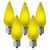 25 Pack - C9 - LED - Yellow - Faceted Finish Thumbnail