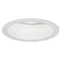 4 in. - Stepped White Baffle with White Ring - Nora NS-40