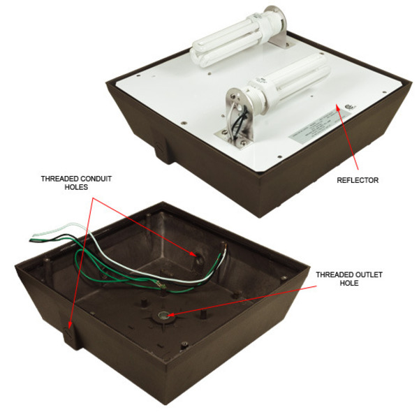 84 Watt - Compact Fluorescent Canopy Light Image