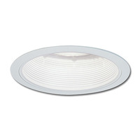 4 in. - Stepped Adjustable White Baffle