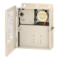 Single Timer Pool-Spa Control - Freeze Protection - Adjustable Thermostat - Beige Finish - 240 Volt - Intermatic PF1112T