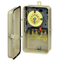 Mechanical Pool-Spa Time Switch - Raintight Steel Case - Beige Finish - 120 Volt - Intermatic T101R3