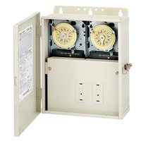 Mechanical Pool-Spa Control Center - All-Weather Steel Case - Light Beige Finish - 240 Volt - Intermatic T10404R