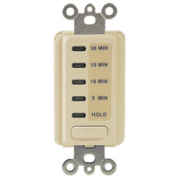 Electronic In-Wall Timer Switch - Single Pole - Ivory - 5/10/15/30 Minimum Time Range - 120 Volt - Intermatic EI200