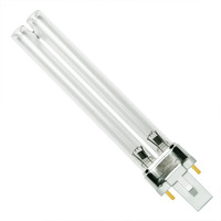 2 Pin - G23 Base - Plug-In UV Germicidal Bulb - 9 Watt - 5.71 in. Length - PLT PL-S9W/TUV