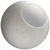 20 in. White Polycarbonate Globe Thumbnail