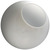 14 in. White Acrylic Globe Thumbnail