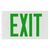 LED Exit Sign - Green Letters - Single or Double Face Thumbnail