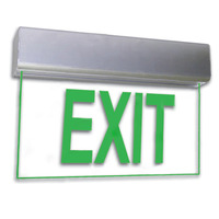 Edge Lit Exit Signs | Glass | Exitronix 900 Series | 1000Bulbs.com