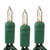 6 ft. - Green Wire - Christmas Mini Light String - (10) Clear Bulbs - 4.5 in. Bulb Spacing Thumbnail