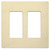 Decorator Wall Plate - Ivory - 2 Gang