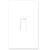 Toggle Wall Plate - White - 1 Gang Thumbnail