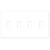 Lutron Fassada FW-4-WH - Wallplate