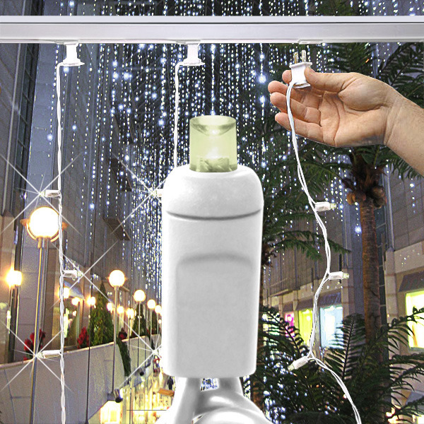 (100) LED Bulbs - (1) Curtain Strand Image