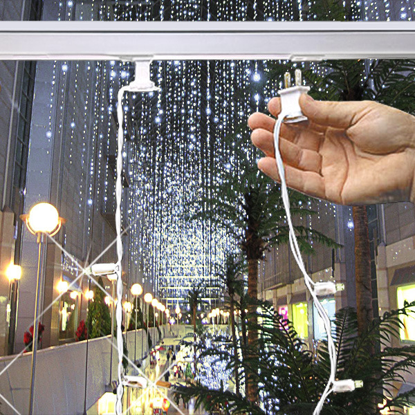 (100) LED Bulbs - (1) Curtain Strand Image