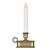9 in. ht. - WHITE - LED - Christmas Candle Thumbnail