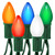 25 ft. String Lights - (25) C7s - OPAQUE MULTI-COLOR Thumbnail