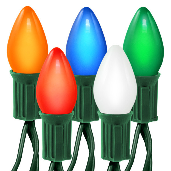 25 ft. String Lights - (25) C7s - OPAQUE MULTI-COLOR Image