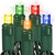Multi-Color LED String Lights - 25 ft. - Green Wire - 5mm Wide Angle - 50 Bulbs Thumbnail