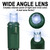 LED Christmas String Lights - 25 ft. - (50) Wide Angle Pure White LED's - 6 in. Bulb Spacing - Green Wire Thumbnail