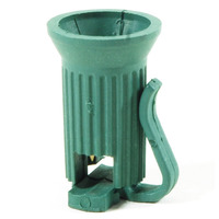 Green - C7 - Christmas Light Pin Socket - SPT-1 - Christmas Lite Co. - SIV-C7SOCKGN