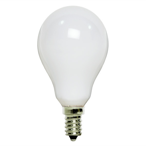 A15 Incandescent Light Bulb 40w 130v Satco S4161