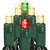 Color Changing Warm White, Red, Green LED String Lights - 12 ft. - Green Wire - 5mm Wide Angle - 30 Bulbs Thumbnail