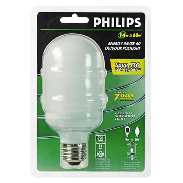 14 Watt CFL Light Bulb Image