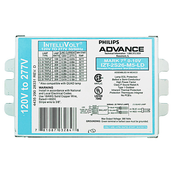 Advance Mark 7 0-10V IZT-2S26-M5-LD Image