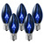 25 Pack - C9 - Transparent Blue - Double Dipped - 7 Watt