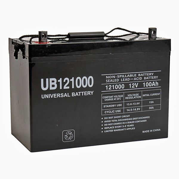 12V - 100 Ah - UB121000 - AGM Battery - UPG 45978