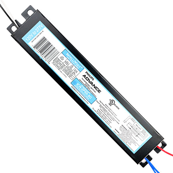 Advance ICN-2P60-SC - T12 Fluorescent Ballast - 120/277V t5 ballast wiring diagram 120 277 