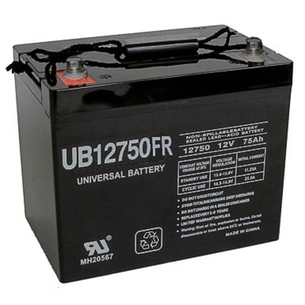 12 Volt - 75 Ah - UB12750FR - AGM Battery Image