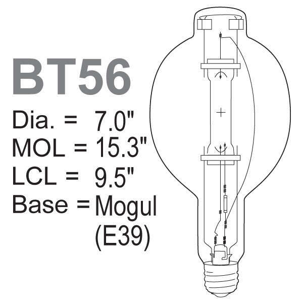 1000 Watt - BT56 - Metal Halide Image