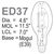 400 Watt - ED37 - Metal Halide Thumbnail