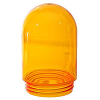 Smooth Round Top Cylinder - 3.25 in. Neck - Amber - American 507-13