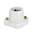 Medium Base Socket - Pony Cleat - White Porcelain Thumbnail